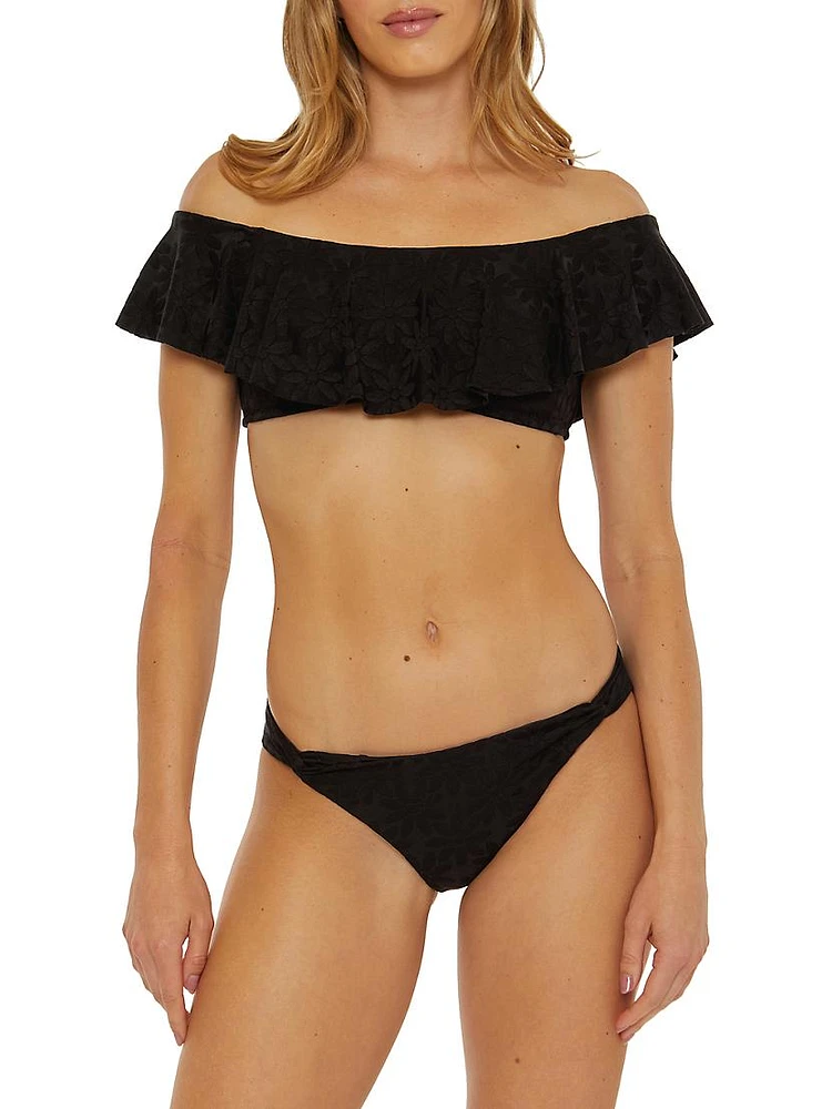 Joplin Ruffled Bandeau Bikini Top