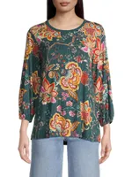 Orizaba Floral Top