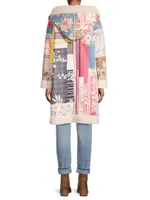 Kerry Patchwork Sherpa-Lined Coat