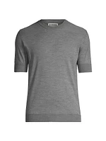 Virgin Wool Knit T-Shirt