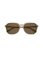 HC8383U 55MM Semi-Metal Sunglasses