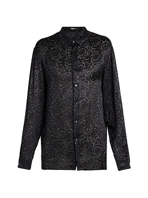 Barocco Semi-Sheer Evening Shirt