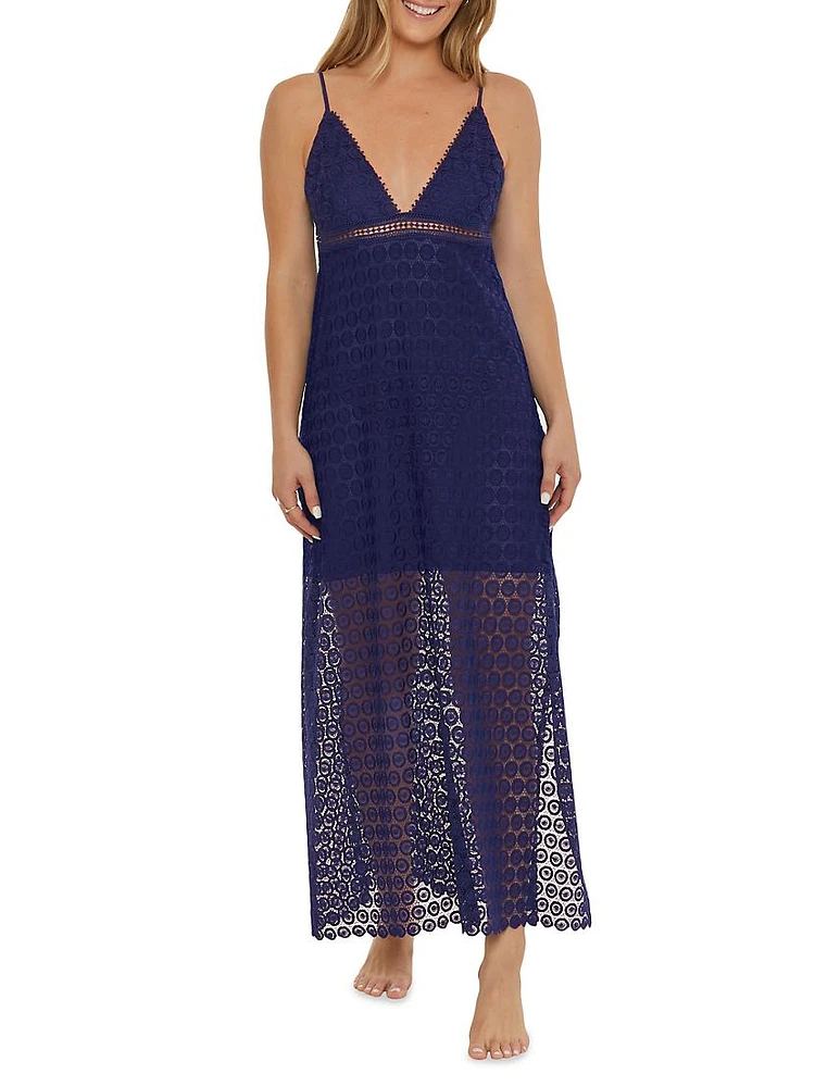 Dotti Embroidered Maxi Dress