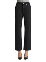 Abigail Mid-Rise Straight Jeans