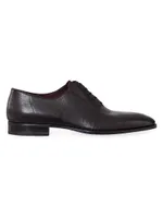 Calfskin Leather Oxford Shoes