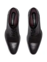 Calfskin Leather Oxford Shoes