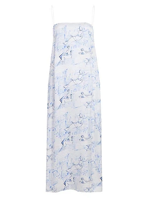 Sicily Lady Shift Maxi Dress
