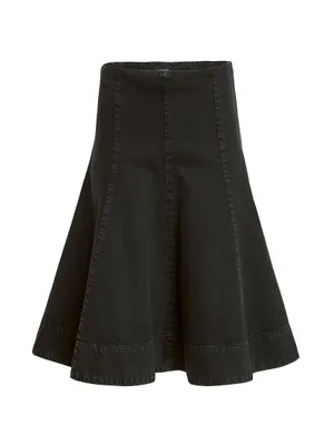 Lennox Fluted Midi-Skirt