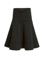 Lennox Fluted Midi-Skirt