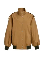 Farris Oversized Cotton-Blend Jacket