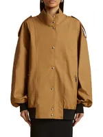 Farris Oversized Cotton-Blend Jacket