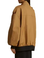 Farris Oversized Cotton-Blend Jacket