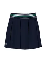 Lacoste x Bandier Performance Piqué Pleated Tennis Skirt