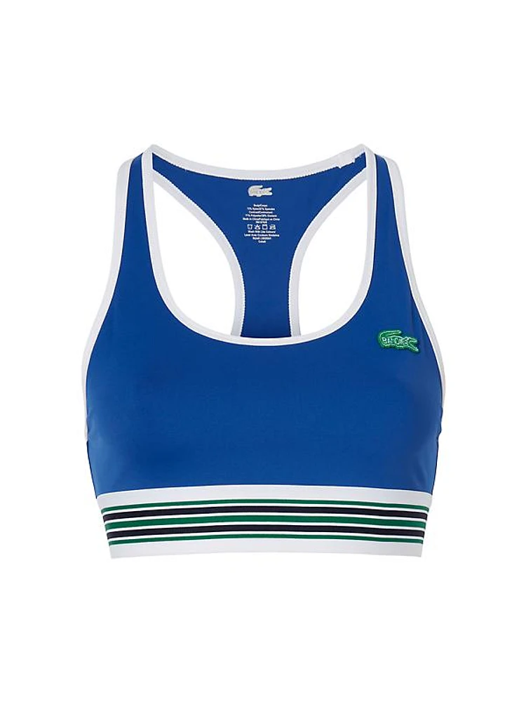 Lacoste X Bandier All Motion Colorblocked Sports Bra