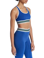 Lacoste X Bandier All Motion Colorblocked Sports Bra