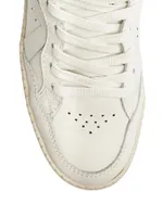 St-001 Leather Low-Top Sneakers