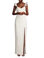 Breonna Crystal & Cut-Out Gown