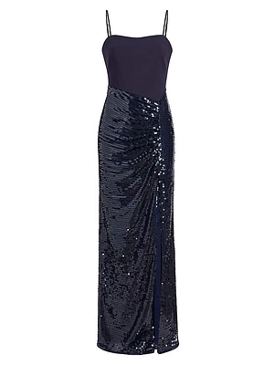 Gigi Sequin-Embellished Gown