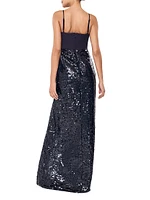 Gigi Sequin-Embellished Gown