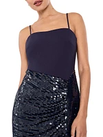 Gigi Sequin-Embellished Gown