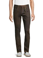 Megalith Stretch Straight-Leg Jeans