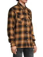 Flack Plaid Button-Front Shirt