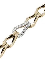 Surf 14K Yellow Gold & 0.44 TCW Diamond Bracelet