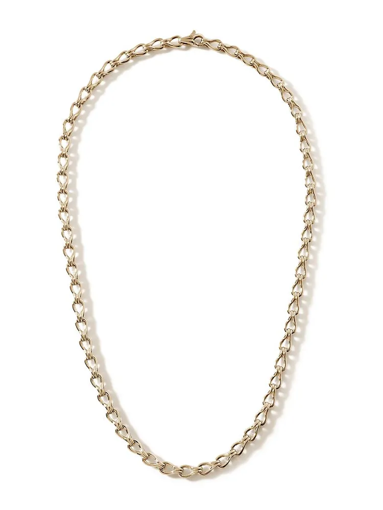 Surf 14K Yellow Gold Chain Necklace