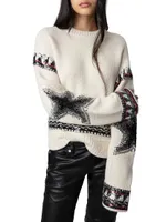 Kanson Sequin-Embellished Cashmere Sweater