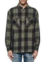 Plaid Cotton Flannel Shirt