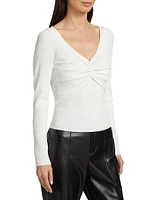 Charlene Jersey V-Neck Top