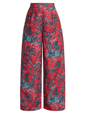 Josephine Linen Wide-Leg Pants