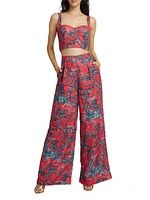 Josephine Linen Wide-Leg Pants