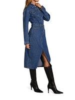 The City Denim Shirtdress