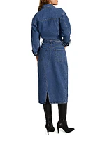 The City Denim Shirtdress