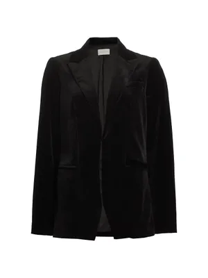 Velvet Longline Blazer