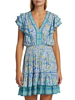 Camila Floral Ruffled Minidress