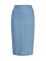 Denim Pencil Skirt