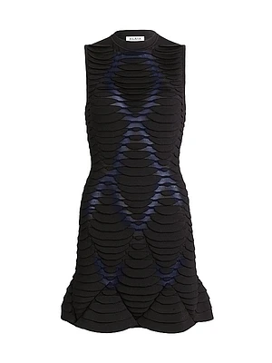 Three-Dimensional Python Minidress