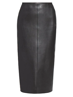 Leather Pencil Skirt