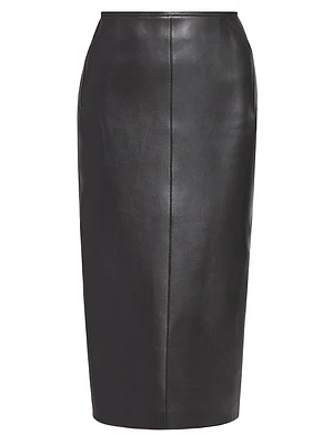 Leather Pencil Skirt