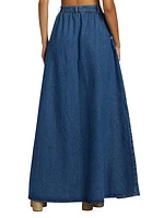 Ms. Corey Denim Maxi Skirt