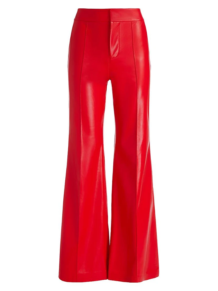 Dylan Vegan Leather High-Rise Pants