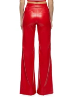 Dylan Vegan Leather High-Rise Pants