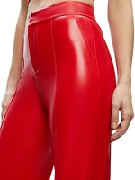 Dylan Vegan Leather High-Rise Pants