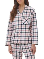 Ellery Long Plaid Pajama Set