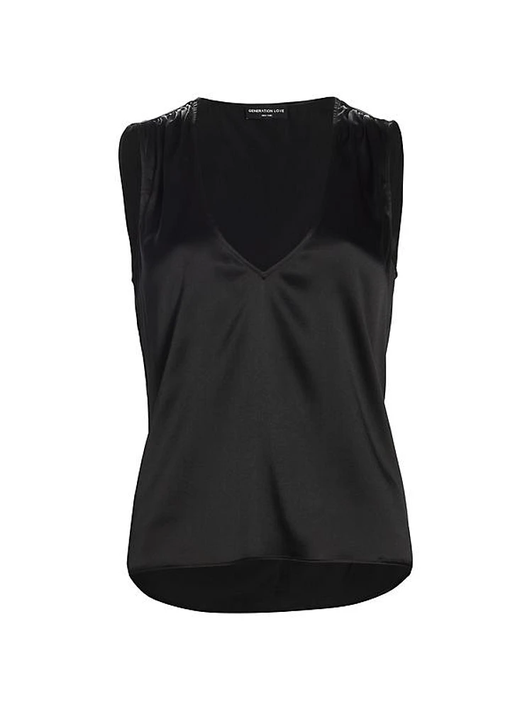 Dalia Silk-Blend Tank