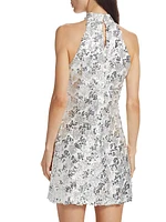 Cleora Sequin-Embellished A-Line Minidress