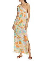 Isabelle Floral One-Shoulder Maxi Dress