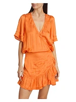 Mabelle Ruffled Short-Sleeve Minidress